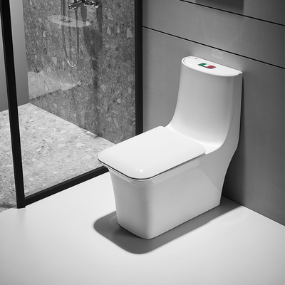 Round One Piece Toilets , S trap 300/400mm 1 Piece Water Closet