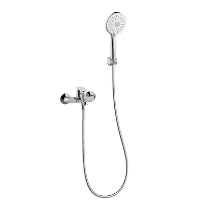 ABS Hand Shower Mixer Set Chrome Bathroom Handshower Set Contemporary