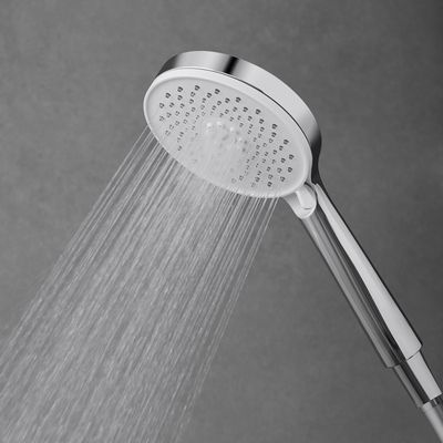 Brass Wall Mounted Rainfall Shower Head System Polished Chrome