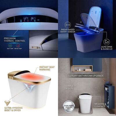 ARROW AV4005 All-in-One Smart Toilet Turbo Flush Tech Heated Seat Warm Air Dryer Auto Sensing Bidet