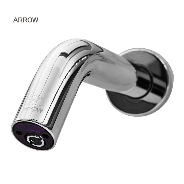 ARROW Brand Hospital Sensor Automatic Faucet with Ceramic Valve Core for Hot and Cold Water Wall Mount Touchless Basin Mixer